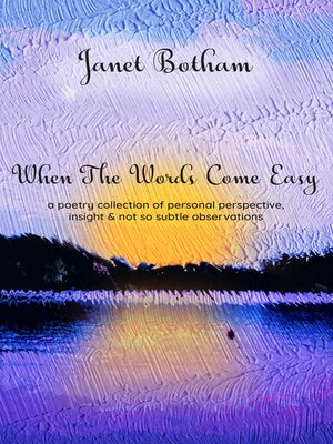 cover image of When the Words Come Easy